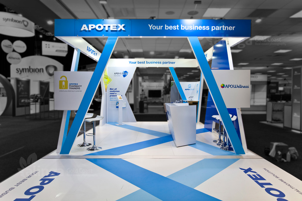 Apotex exhibition display photography