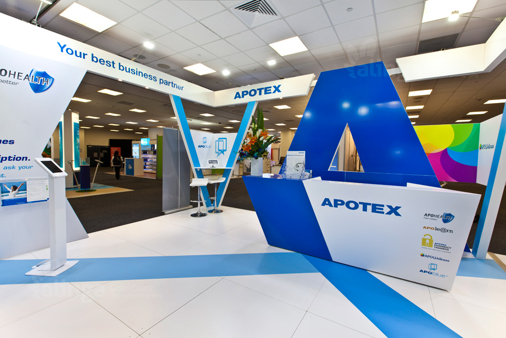 Apotex exhibition display photography
